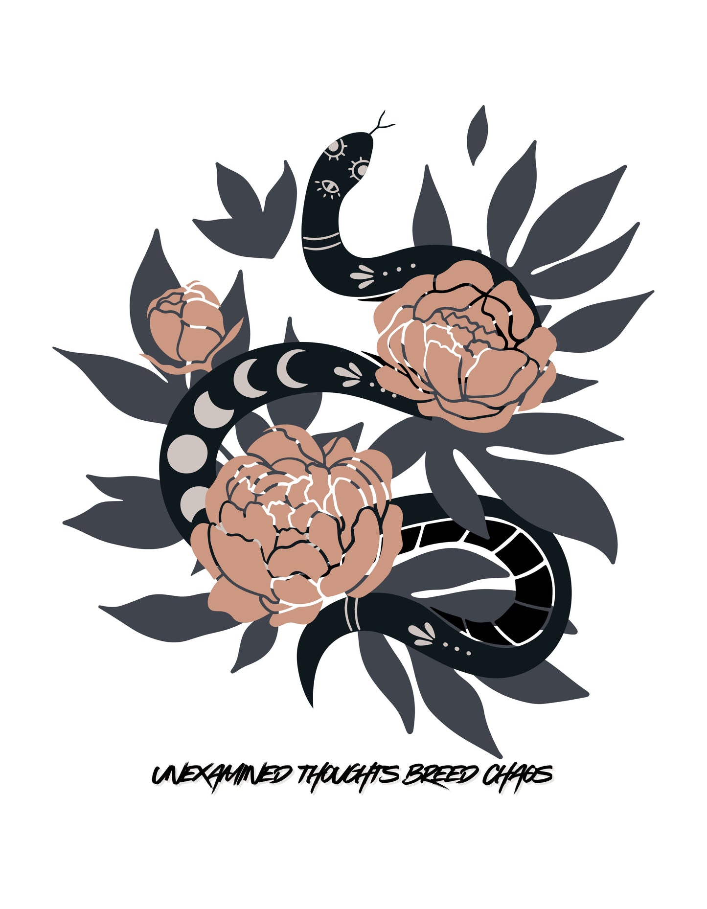 Unexamined Thoughts Breed Chaos Hoodie