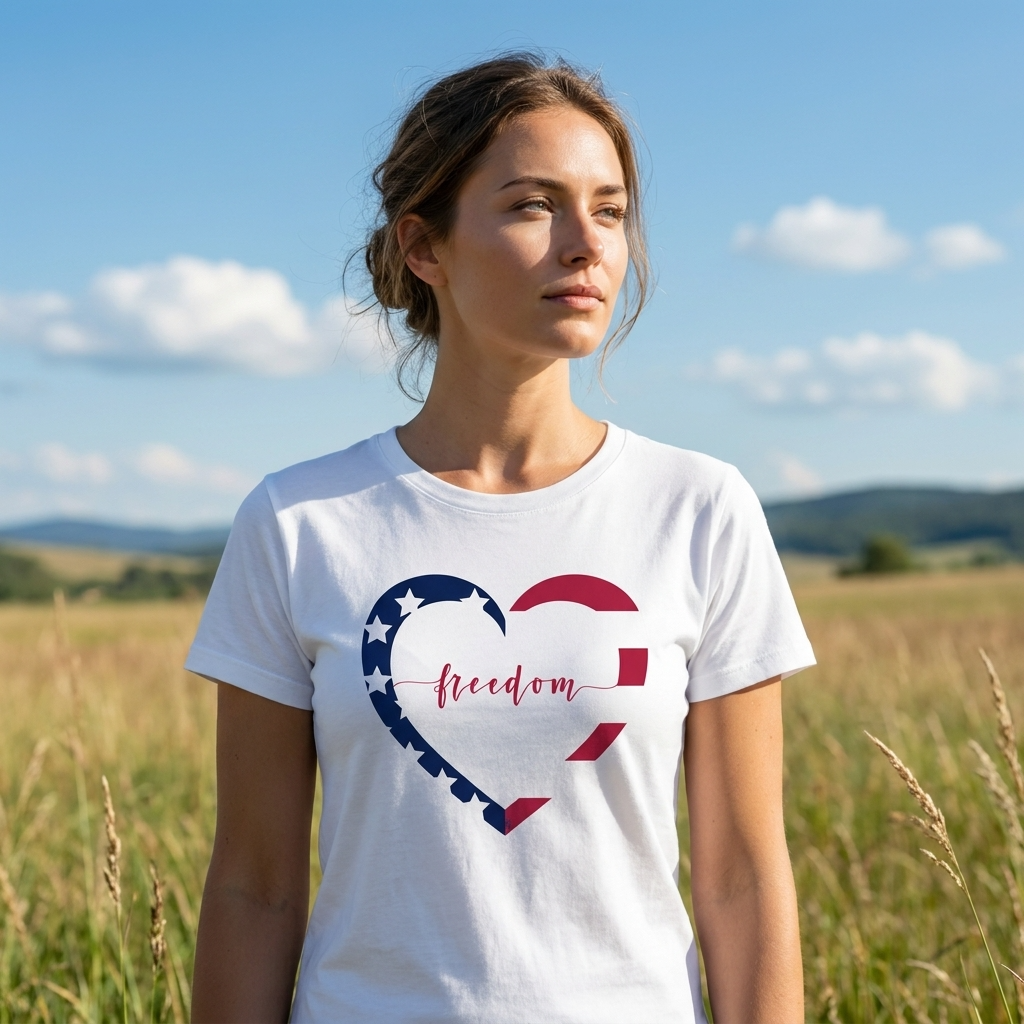 Freedom Heart | Women's Graphic Tee