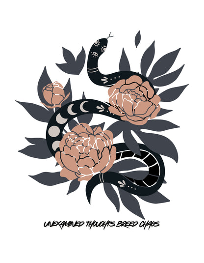 Unexamined Thoughts Breed Chaos Hoodie