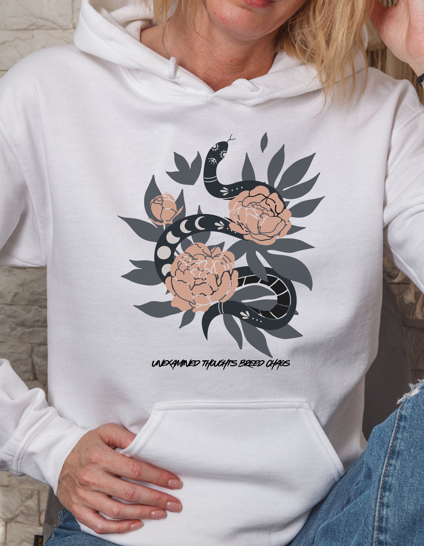 Unexamined Thoughts Breed Chaos Hoodie