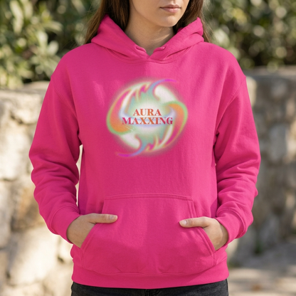 Aura Maxxing | Graphic Hoodie for Women