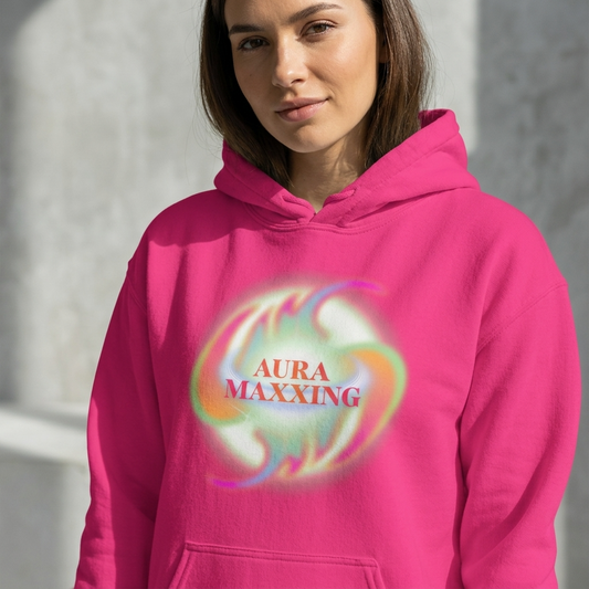 Aura Maxxing | Graphic Hoodie for Women