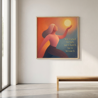 Become The Light | Poster