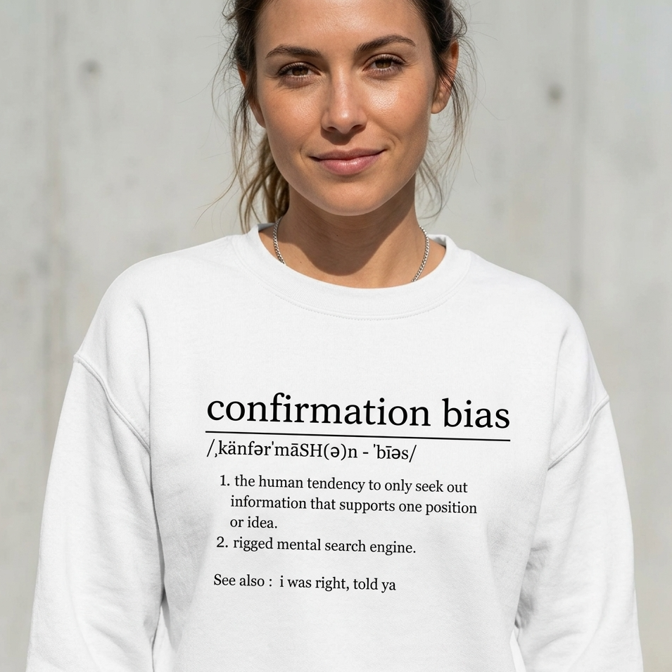 Confirmation Bias Crewneck Sweatshirt