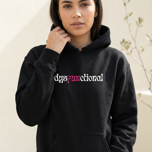 Dysfunctional Graphic Hoodie for Women