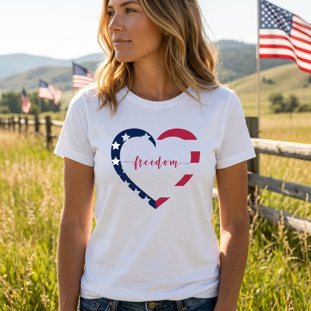 Freedom Heart | Women's Graphic Tee