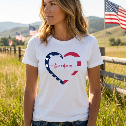 Freedom Heart | Women's Graphic Tee