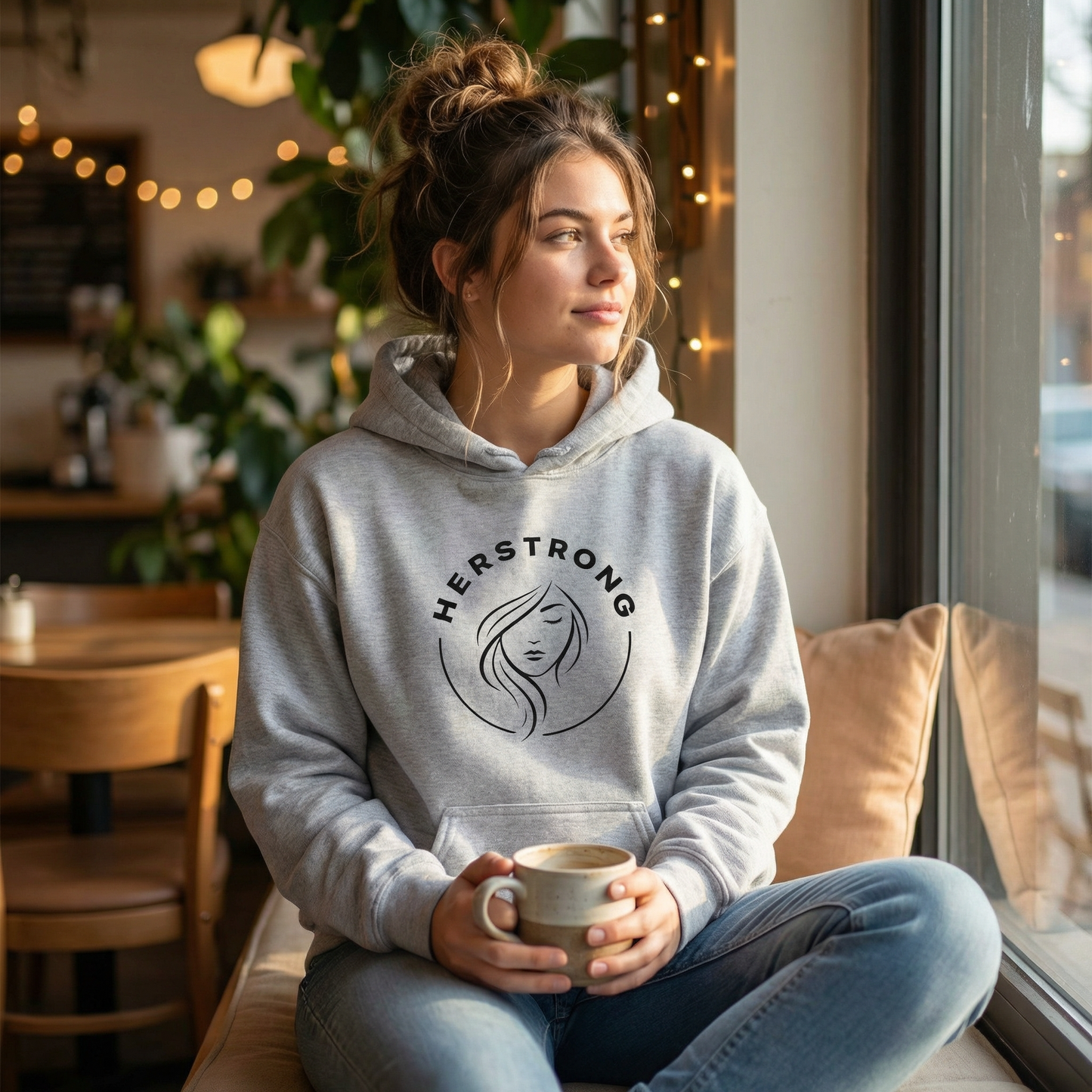 HERSTRONG Signature Logo Hoodie