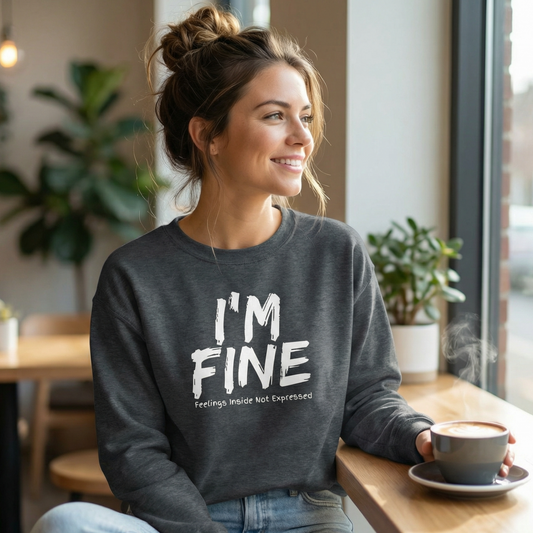 I'm Fine Crewneck Sweatshirt