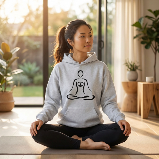 Inner Peace Heart Hoodie