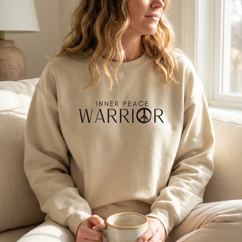 Inner Peace Warrior Crewneck Sweatshirt