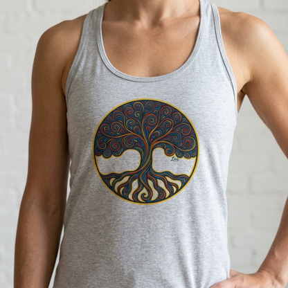 Women's Racerback Tank Top – Tree of Life Graphic