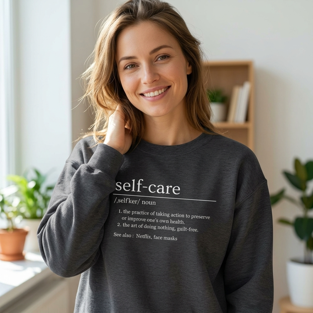 Self-Care Crewneck Sweatshirt