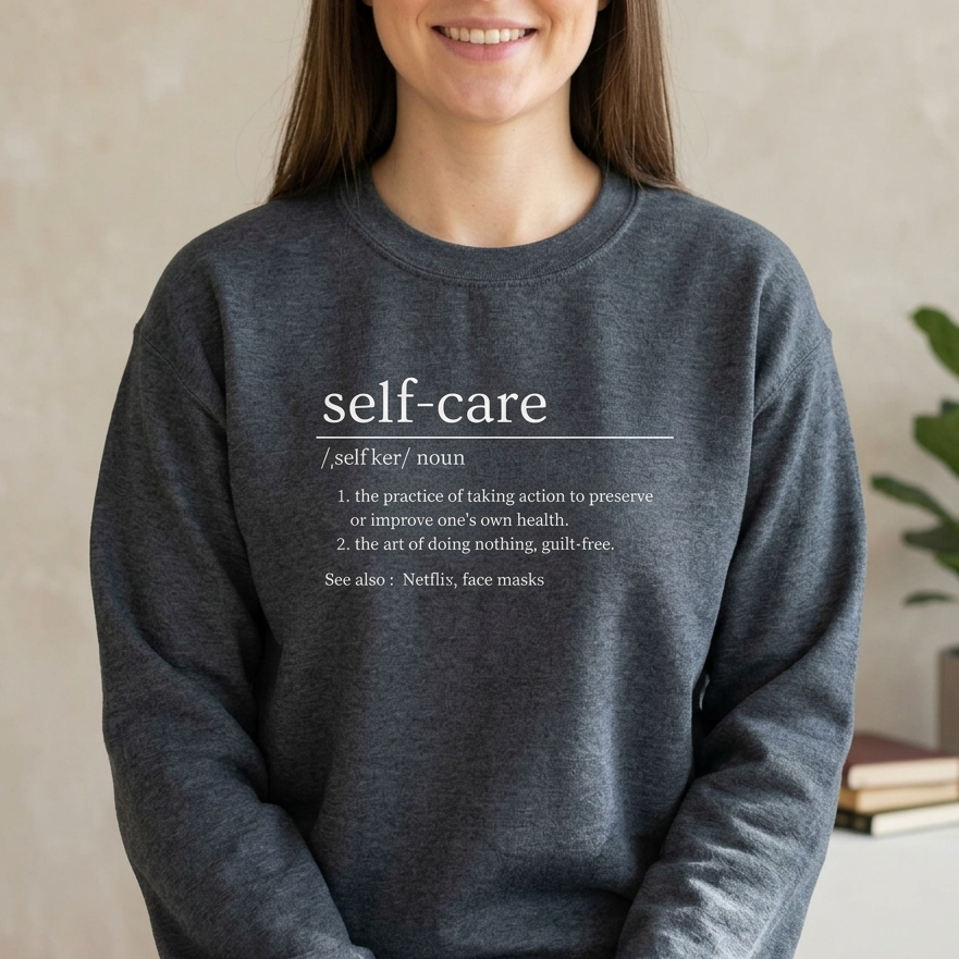 Self-Care Crewneck Sweatshirt
