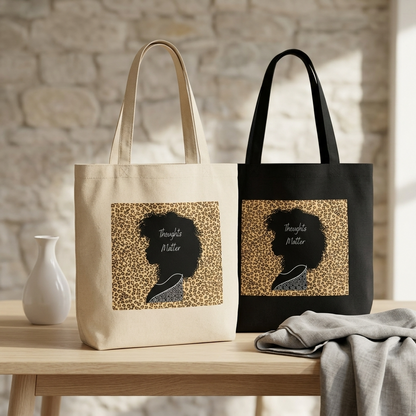 Thoughts Matter Silhouette Eco Tote Bag