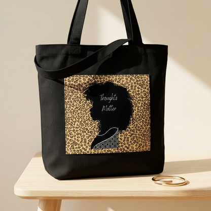 Thoughts Matter Silhouette Eco Tote Bag
