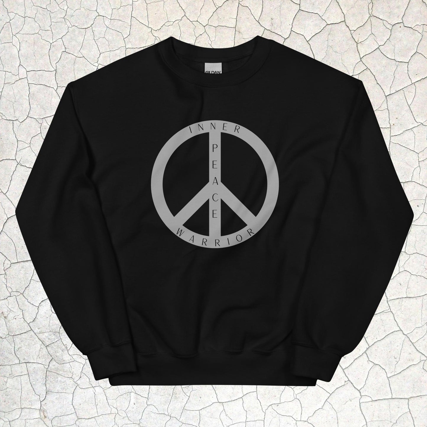 Inner Peace Warrior Sign Crewneck Sweatshirt