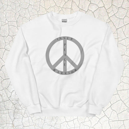 Inner Peace Warrior Sign Crewneck Sweatshirt