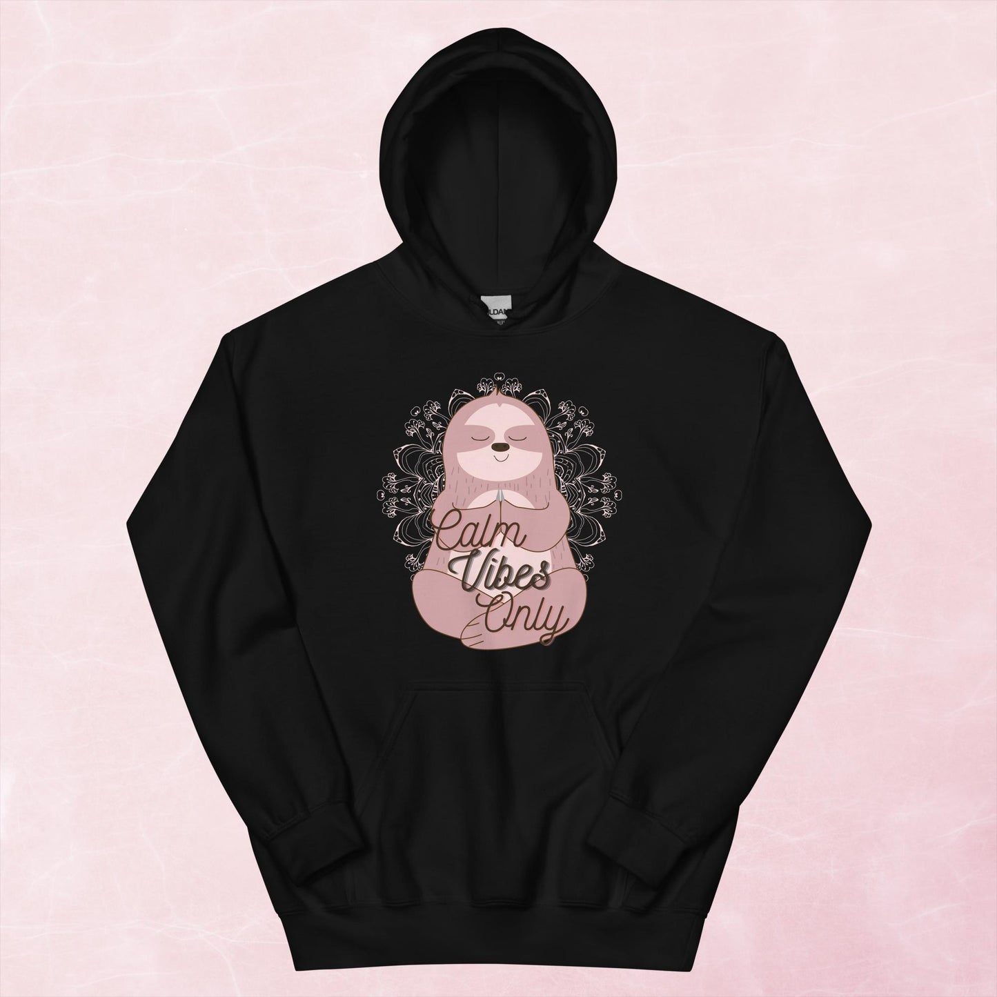 Calm Vibes Only Sloth Hoodie