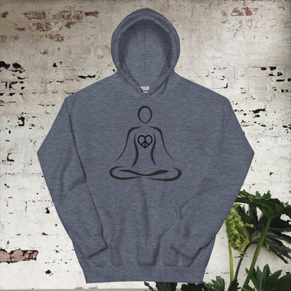 Inner Peace Heart Hoodie