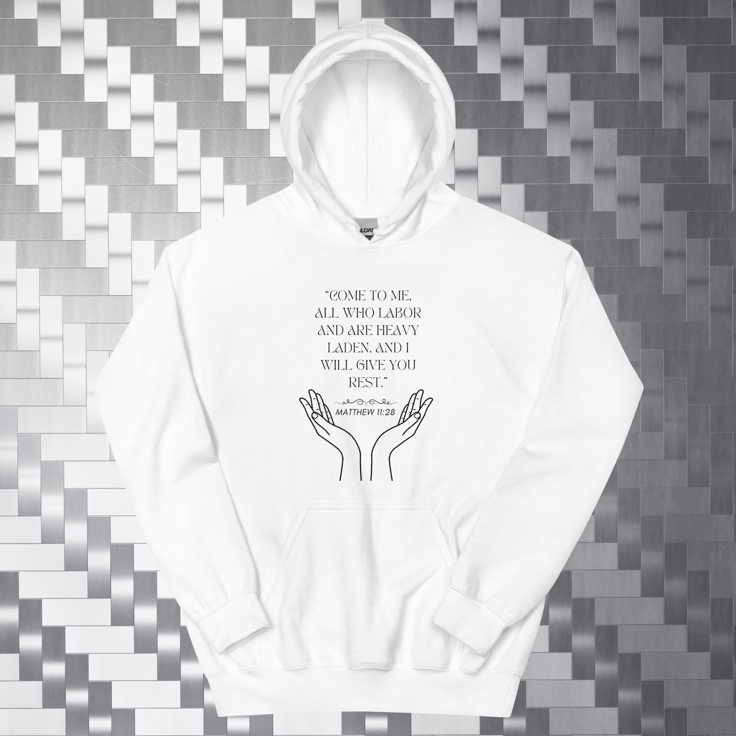 Matthew 11:28 Women's Relaxed Hoodie Unisex Hoodie